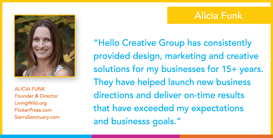 Hello Creative Group Testimonial Alicia Funk
