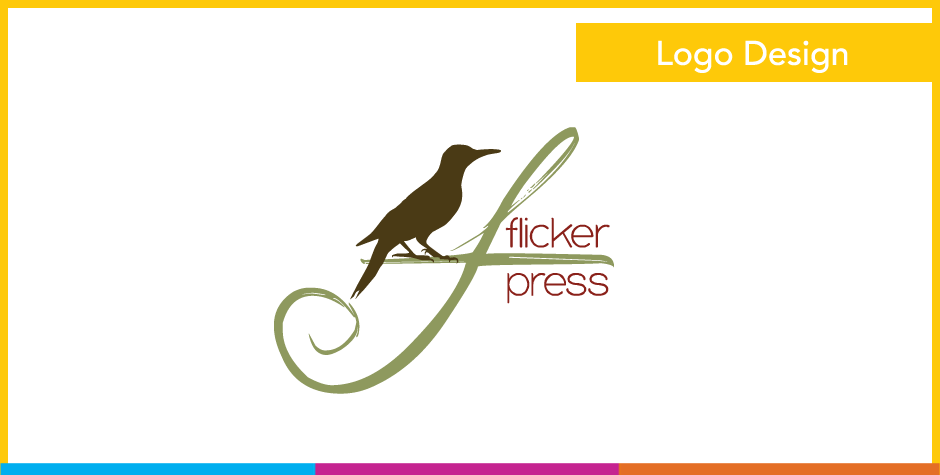 Flicker Press Logo Design