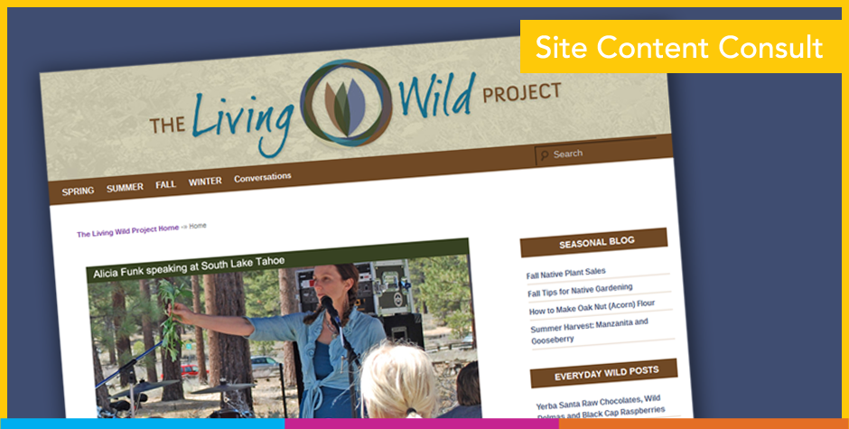 The Living Wild Project Site & Content Consult