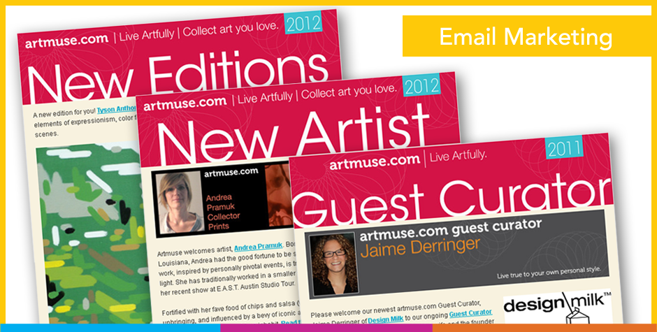 artmuse.com email design & development