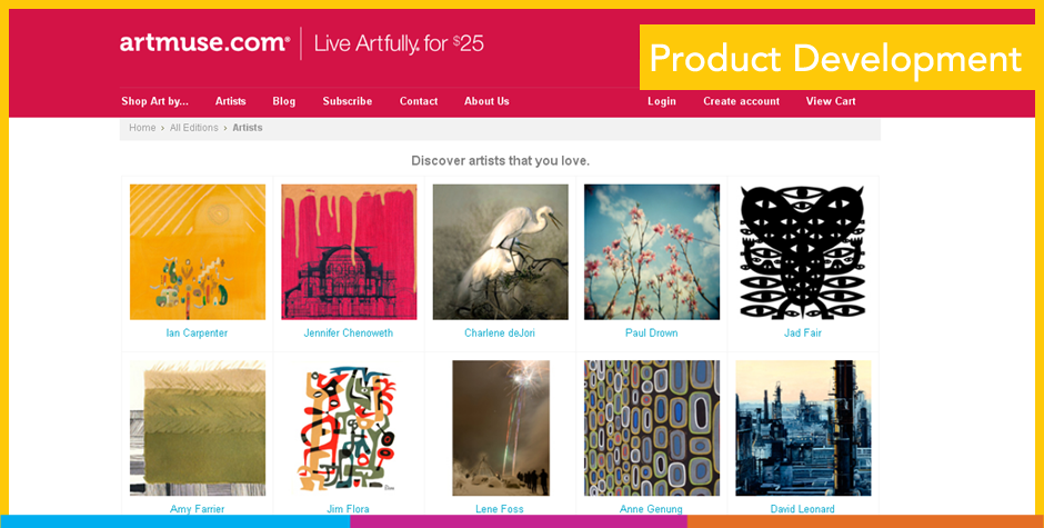artmuse.com product design & development